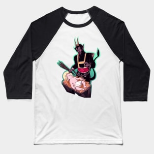 The First Krampus Baseball T-Shirt